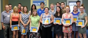 2014 grant recipients from Yass CEF with local MP, Angus Taylor (back right)