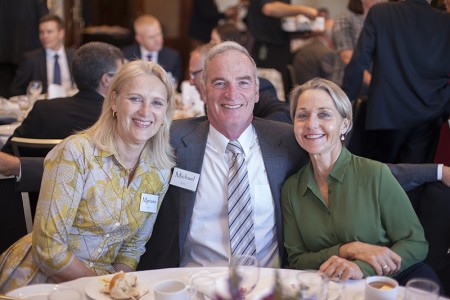 Country Education Foundation supporters Myriame Rich, Michael Katz and Tina Milson.