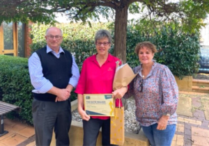 Robyn Phillips receiving CEF Katie Walker Outstanding Service Award