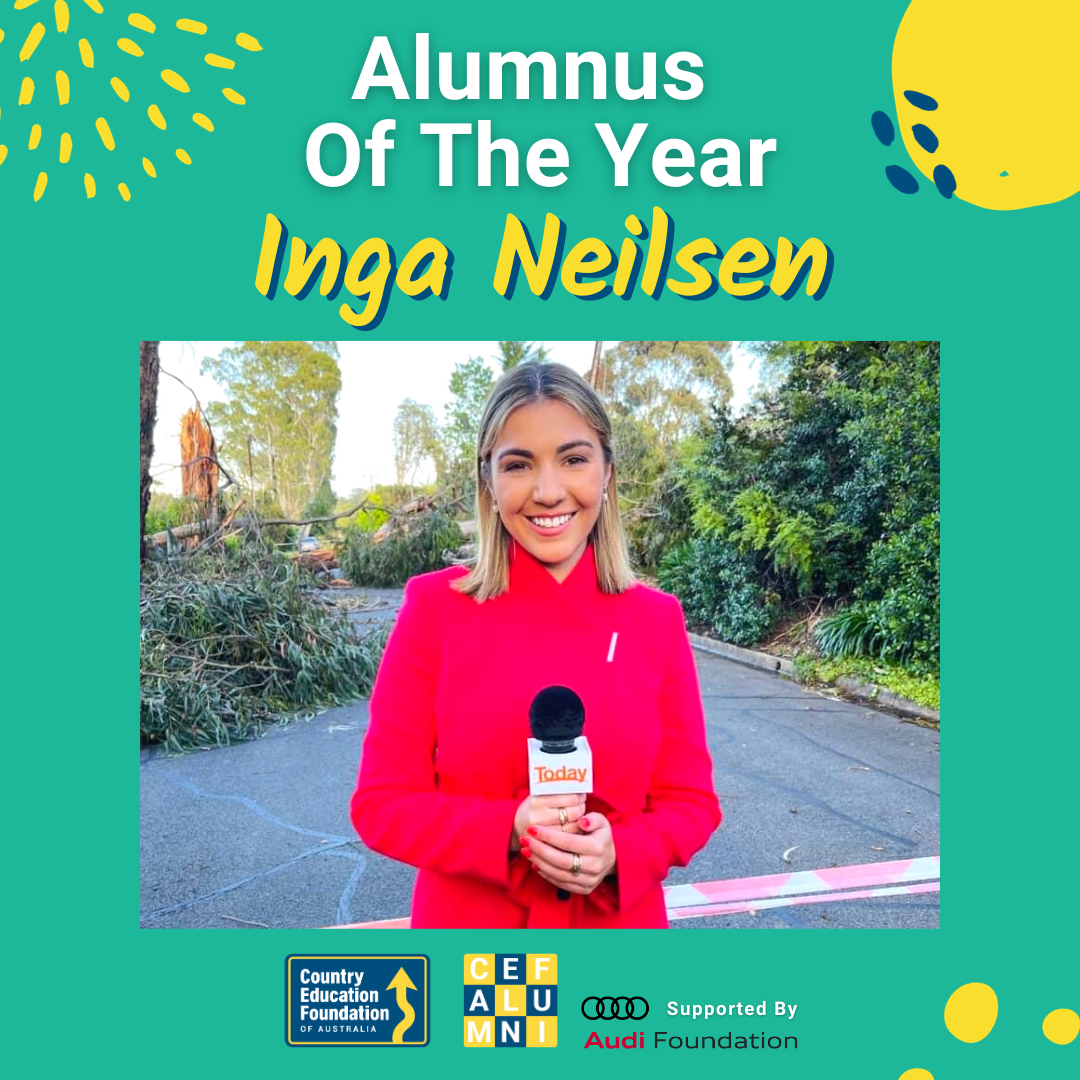 Country Education Foundation of Australia Alumnus of the Year, Inga Neilsen.