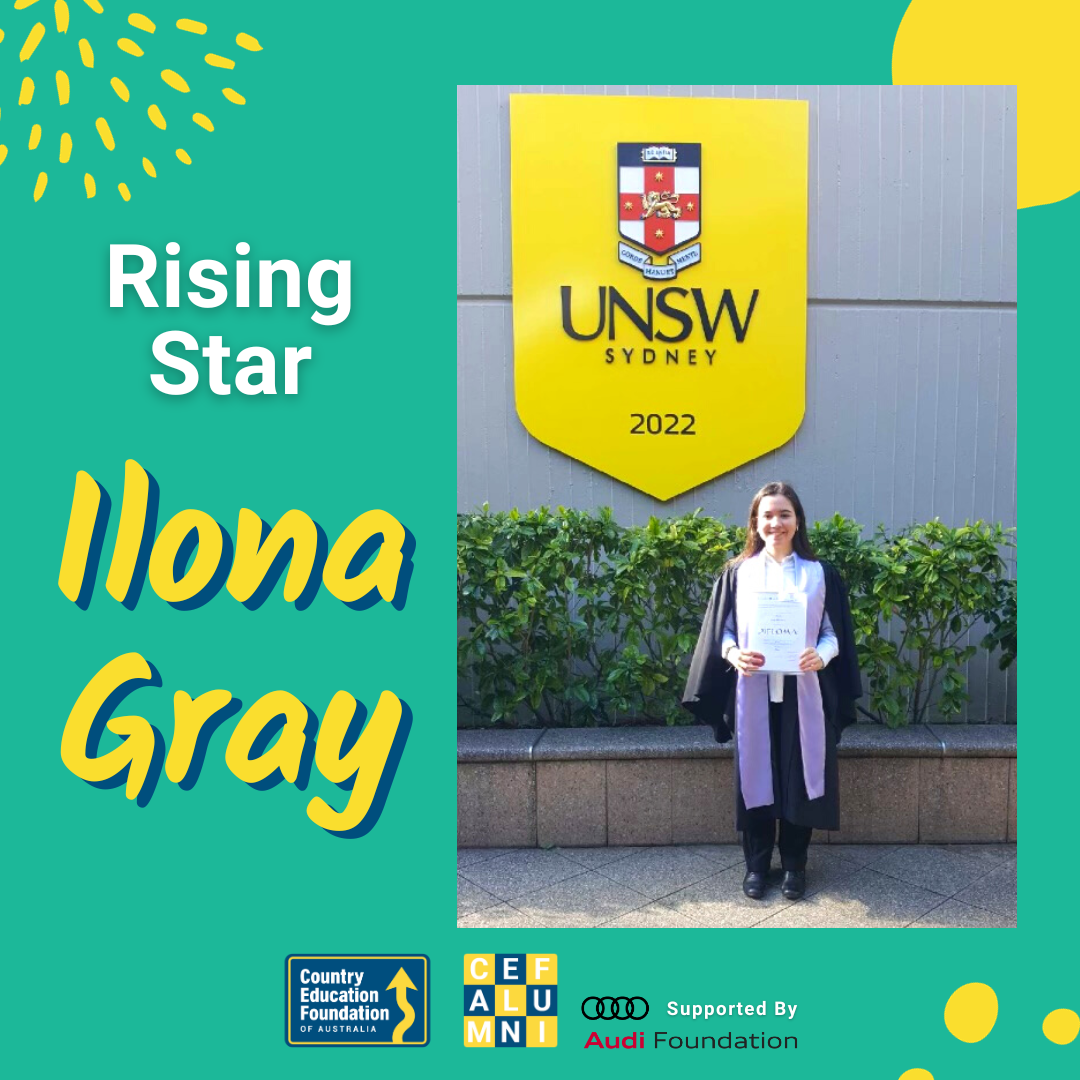 Country Education Foundation of Australia Rising Star, Ilona Gray.