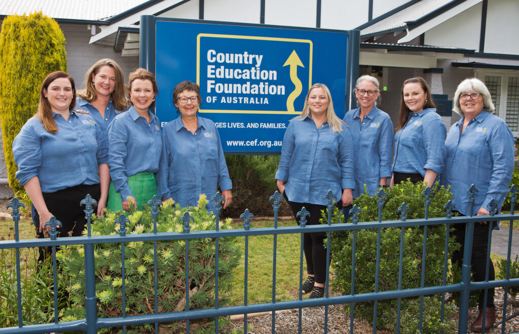 CEF national office staff outside the office in Orange, NSW, last year.