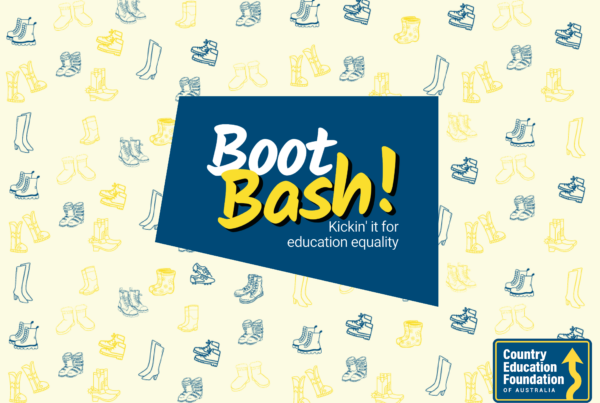 Country Education Foundation of Australia's inaugural 'Boot Bash' will be on Friday 15th March 2024.